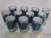 茶杯(16)~陶瓷~聞香杯~建展窯~手繪~11個合售