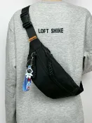 全球選品1館 生活百貨 ins日系胸包男女簡約休閒純色斜背小揹包潮牌單肩包原宿風斜肩包