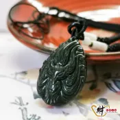 財神小舖 魅影九尾 黑曜石項鍊（風采）《含開光》DSP-7110-2｜狐仙招桃花 × 靈狐守護｜防小人 貴人相助推薦