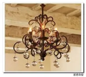 凱西美屋 美式鄉村鍛鐵藝術水晶吊燈 客廳吊燈 餐廳吊燈