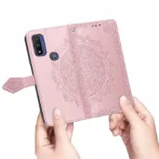 (店+)適用Moto G Play2025壓花手機皮套｜摩托羅拉G Power2024插卡保護套｜｜YY09191