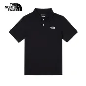 The North Face M S/S LOGO POLO - AP男女短袖POLO上衣-黑-NF0A87UXJK3
