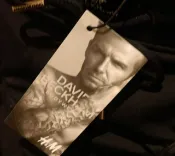 H&M DAVID BECKHAM 貝克漢泳褲 白色M號