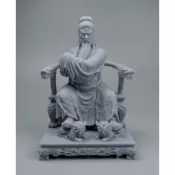 關聖帝君朝天連椅｜造神文創｜神像模型