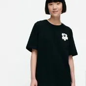 Unikko印花短袖Marimekko2024早春新款時尚圓領短袖純棉T恤