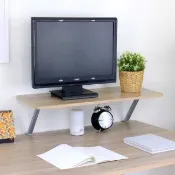 【美佳居】Z型桌上型置物架 80x30cm 螢幕架 台灣製 鍵盤/桌面收納(三色可選)