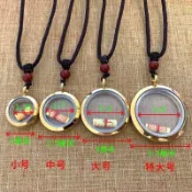 ⭐️優選好貨⭐️嘎烏瓶 嘎烏盒 悟空瓶 符管 舍利瓶 硃砂瓶 嘎烏盒 鈦鋼吊墜 防水 可打開 透明玻璃 裝硃砂玻璃盒 項