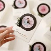 【客製化】喜糖盒 包裝盒 創意唱片喜糖盒結婚桌糖盒高級感婚禮定制簡約糖果盒喜糖袋子空盒