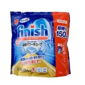【日本 FINISH】超大量洗碗機專用餐具清潔錠-150錠(平輸品)