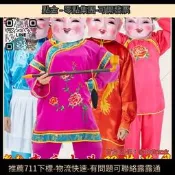 T大頭娃娃頭套面具社火道具大頭男孩女孩秧歌服舞龍舞獅演出衣服 運動健身器材