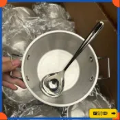 🔥桃園有貨🔥韓式餐具 米酒碗 帶柄米酒碗 304不鏽鋼 帶把碗 備料碗 料理碗 醬料碗 露營碗 戶外碗vdrb