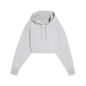 【PUMA】流行系列Midnight M短版長厚連帽T恤 女性 63092208