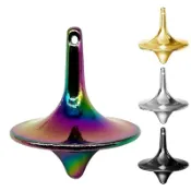1 件裝 Fidget Spinner 抗壓金屬陀螺儀盜夢空間頂部便攜式減壓手旋轉台玩具禮物
