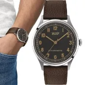 【TISSOT 天梭】Heritage 1938 COSC 天文台認證機械錶 情人節 禮物(T1424641606200)