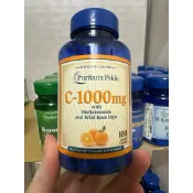 現貨Puritan's Pride 🇺🇸普麗普萊💜維他命C 1000mg生物類黃酮和玫瑰果