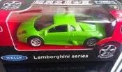 【珍愛玩具】WELLY威力經典名車大賞Lamborghini藍寶堅尼(綠)1:60全家正品 非tomy tomica