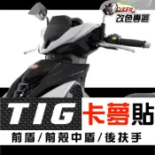 比雅久 PGO TIG 170 卡夢部位貼 卡夢 水轉印 貼紙 防刮 遮傷 機車貼紙 鍍客doker