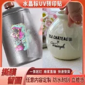 【✨臺現*貨✨/全場免運】 客製化 UV轉印貼紙 水晶貼防水貼紙 標籤LOGO圖案客製轉印貼紙 姓名貼 禮贈品貼紙 客製