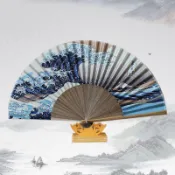 【絕搭配飾】日本摺扇古風絹布綢扇復古櫻花扇子中國風新年裝飾禮品跳舞蹈小扇摺扇 甩扇 舞扇 手扇 古風摺扇 絹扇 絲綢扇