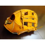 {圓圓小舖}日製硬式MIZUNO PRO美津濃金標內野小久保球擋手套HAGA 橘色 波賀廠製作 黃金尺寸棒壘球手套
