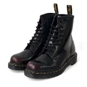 【Dr.Martens】1460 Arcadia 8孔擦色雙色皮革馬汀靴 女 櫻桃紅馬丁硬皮亮面復古短靴 41773600