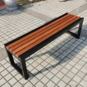 免運+上新特殺公園椅戶外長椅室外防腐實木長條凳廣場籃球場庭院休閒塑木長椅子公園椅 戶外長椅 室外防腐椅 實木長條凳 椅子