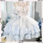 天鵝湖 連衣裙 千金感純欲風 公主小禮服 蓬蓬裙子 Lolita裙唯美 雙層內襯 裙擺蓬鬆定型 視覺顯瘦 日常好穿