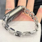 高級感 H手鐲 錶帶 適用 小米手環 11 NFC xiaomi band 10 9 8 10Pro 9Pro 陶瓷版