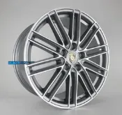 PORSCHE CAYENNE 保時捷車系專用鋁圈 20吋 5孔130 前後配 9.5J + 11J 槍灰車亮面