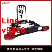 極致甄選 【台灣公司 可開發票】汽車后拖式自行車架SUV改裝件拖車鉤后掛尾架載車單車架