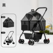 可分離 上三鐵 寵物推車 狗推車 貓推車 可拆卸提籃 折疊收納 狗狗貓咪箱籠 貓咪推車  寵物推車泰迪輕便可摺疊分離手推