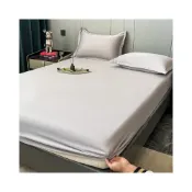 (店+)貢緞水洗真絲床包 冰絲床包 涼感床包 素色床包 單人床包 雙人床包 舒適裸睡 透氣 床包組 床包 床單 床罩 枕頭