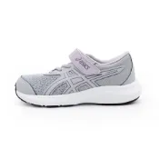 ASICS 亞瑟士 CONTEND 9 PS 魔鬼氈 慢跑鞋 中童鞋 灰紫 S1767 (1014A338-023)