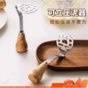  全店免運🎁不鏽鋼壓泥器 壓泥器 搗泥器 磨泥器 搗碎器 馬鈴薯壓泥器 搗蒜器 輔食工具 烘焙用具 廚房料理器具 手動壓