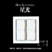 [Fun照明]國際牌Panasonic 星光系列 埋入式大面板螢光 四切開關 四開含蓋板 WTDFP5452K 110V