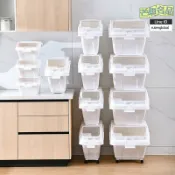 芒果名品 【防潮防蟲】米桶收納盒 儲米箱 麵粉桶 廚房儲物罐 翻蓋密封 大容量 家用商用 五穀雜糧乾貨儲存
