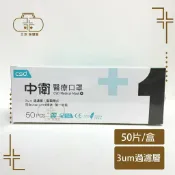 三木保健室 CSD中衛口罩 一級醫療口罩 二級醫療口罩 成人 (台灣製造 CNS14774)