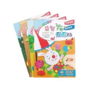 (店+)趣味大圓圓貼 A4寶寶啟蒙大圓圓貼 /一本入 益智啟蒙大圓圓貼 巧育文化 MIT製