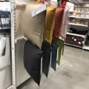 IKEA GURLI 抱枕套 原色/白色/黃色/綠色/粉色/深灰色50x50公分 抱枕心要另購 靠枕套