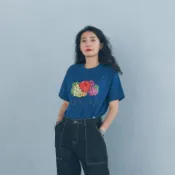 Fruit of the loom『彩色經典Logo T』水果牌 藍寶石 台灣總代理