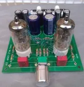 6J1真空管前級  管機 功放耳放電子管前級膽緩衝 DIY套件板 