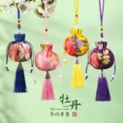 🔥台灣熱賣/免運🔥端午艾草香囊掛件車內家用衣櫃懸掛香包節日禮物