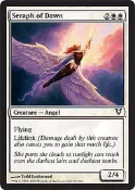 魔法部屋MTG單卡售AVR 艾維欣重臨 Seraph of Dawn 曙光熾天使 【繁中+英文NM】