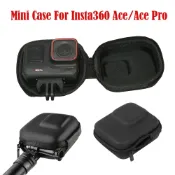 适用于影石Insta360 Ace/Ace Pro 2/Go 3/3s/Gopro运动相機便攜包防水PU收纳包迷你保護套