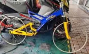 CS~千祥 捷安特1998 Giant WARP   DS2 雙肩 雙避震下坡車鋁合金車架+前後輪  M號