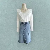 *♡*TMX/牛仔裙及膝裙/25吋腰/二手《Anna的百寶箱》