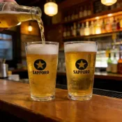 🔥臺灣發貨🔥黑標SAPPORO三寶樂啤酒日式生啤杯玻璃加厚扎啤杯小麥杯定製LOGO