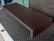 ≡ 友山皮飾家具 ≡ 咖啡色馬鞍皮置物架 電視架﹨ㄇ型桌﹨螢幕架﹨音響架﹨主機架