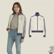 (店+)【adidas 愛迪達】［Siou's］Originals蕾絲三線 芋頭牛奶配色 立領外套 可愛簡約風-LF2334