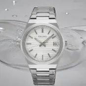 【SEIKO 精工】CS系列 條紋簡約石英手錶-34mm_SK040(SUR573P1/6N42-00N0S) 七夕 送禮自用
